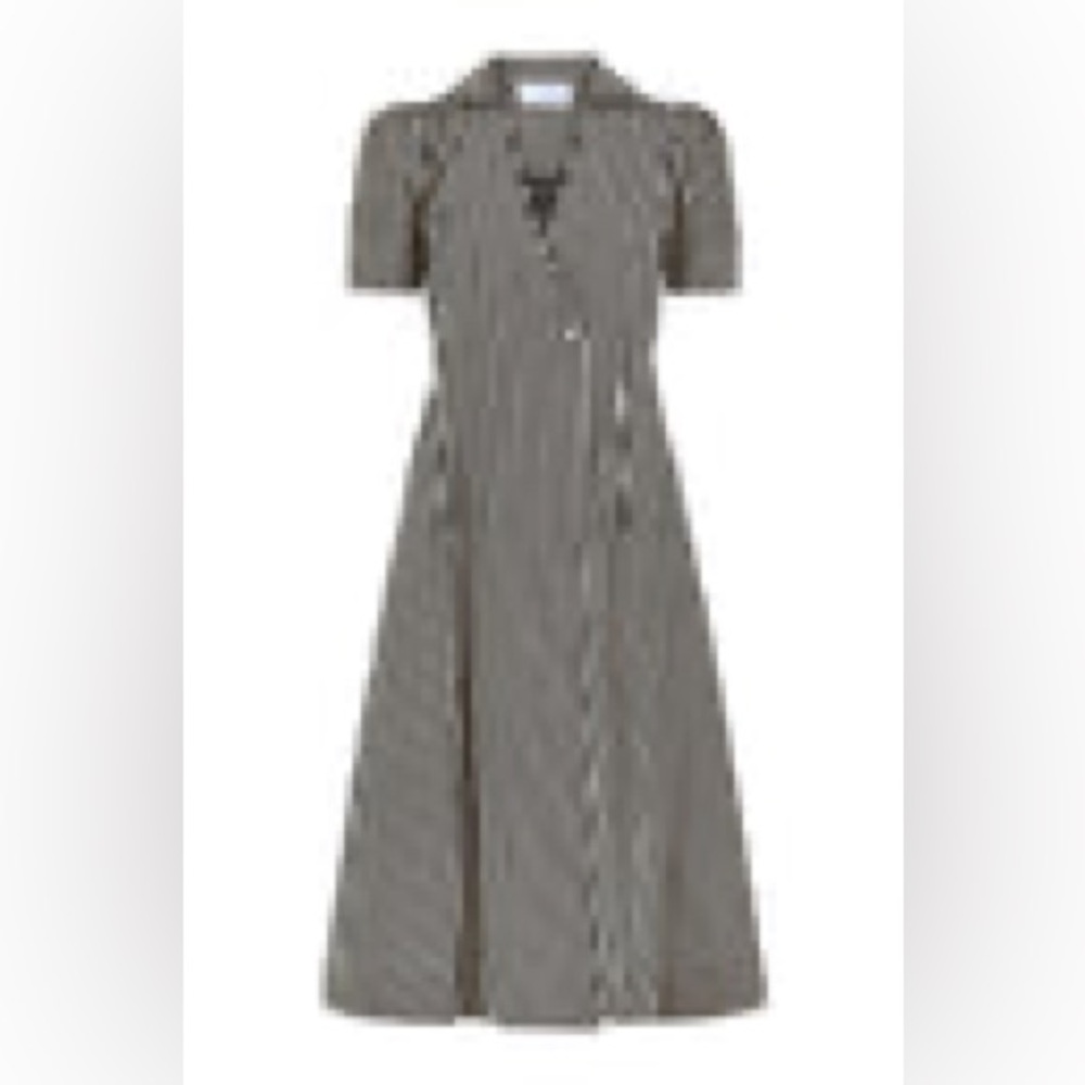 NWT Livro Clark dress ganache pinstripe size small